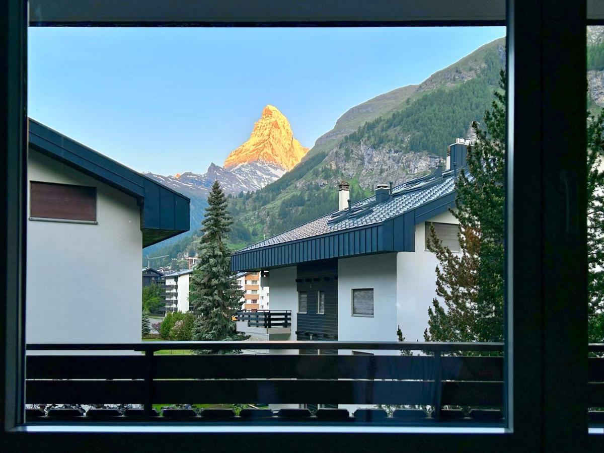 Beautiful Apartment In Zermatt With A Breathtaking View Of The Matterhorn Экстерьер фото